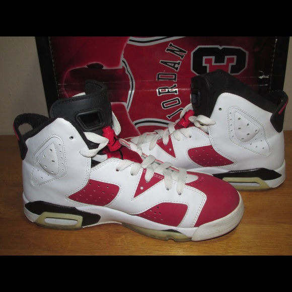 Authentic Nike Air Jordan 6 retro carmine GS Countdown pack - Picture 8 of 10